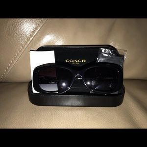 COACH black sunglasses